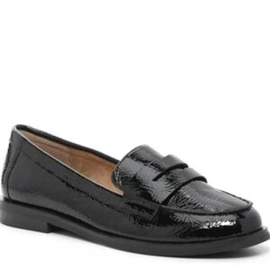 KELLY & KATIE Black Patent Loafers